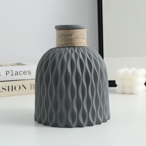 Lọ hoa Bình hoa nhựa giả gốm sứ phong cách bắc âu cắm hoa decor kiểu vintage bình hoa -AENEA