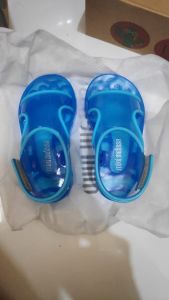 MINI MELISSA POSS SANDAL BLUE 24 KIDS BOY OR GIRL FLAT SANDAL / SANDAL ANAK