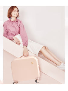 Mixi16 Inch Men Women PC Computer Compartment Lightweight Travel Luggage Carry-ons Waterproof TSA 360 Universal Spinner Wheel Suitcase Free Cover M9236