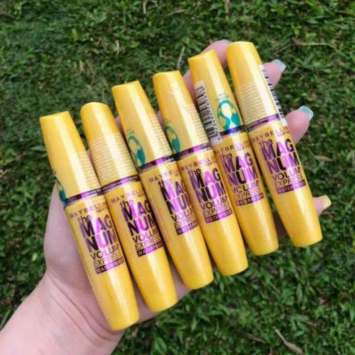 MASCARA MAYBELLINE MAGNUM KUNING [45g] murah Lazada Indonesia