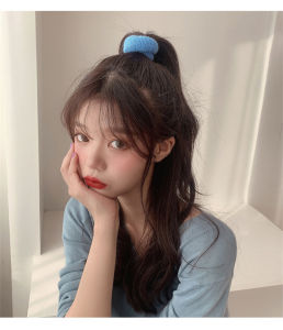 Lovely Girls House Colorful Wide Hair Elastic Hair Band Rubber Bands Ring for Women Girls Headwear Ponytail Holder Hair Accessories Super Wholesale Price