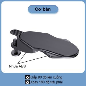 Giá đỡ kê tay công thái học chống mỏi xoay gấp đa năng dùng cho văn phòng