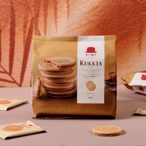 【SG ready stock】Akai Bohshi KUKKIA Chocolate Sandwich Wafer Cookies Japanese Crispy Filled Biscuits Afternoon Tea Snack 8 Pieces