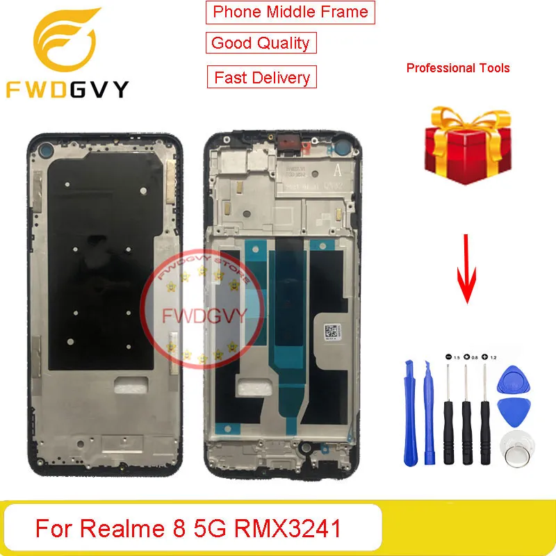 For Oppo Realme 8 RMX3085 Realme8 5G RMX3241 LCD Display Screen Replacment  lot