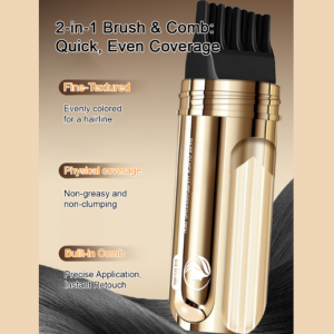 Hairdressing Tools Gentle Care Hairdressing Comb Safe and Environmentally Friendly Quickly Cover Gray Hair