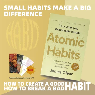Atomic Habits English book by James Clear Habit formation Personal development Self-improvement books