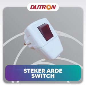 DUTRON Saklar Lampu Kepala Colokan ON OFF Steker Arde Switch SNI