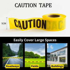 Halloween Caution Tape Waterproof Construction Safety Tape For Danger Area Party Decoration Props Supplies