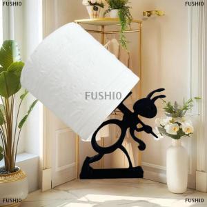 [COD] FUSHI0 New Creative 3D Printed Ant Shaped Bathroom Tissue Holder Cute And Simple Toilet Roll Paper Holder