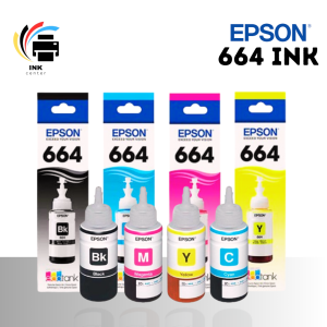 Epson 664 Genuine Ink – Refill Bottle for L100 L200 L120 L220 L360 L565