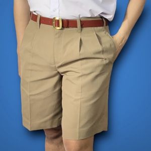 กางเกงนักเรียน สีน้ำตาล เนื้อผ้าโทเร ทนทาน ไม่ซีดง่าย ใส่สบาย ยับยาก พร้อมส่ง