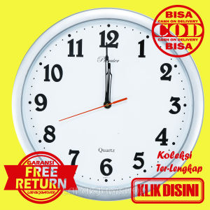 JAM DINDING CUSTOM MURAH BAGUS HIASAN DINDING MINIMALIS 32 CM 038