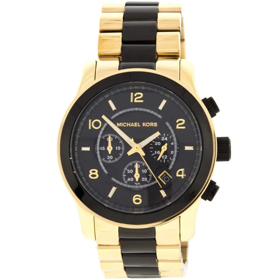 Black and 2025 gold michael kors