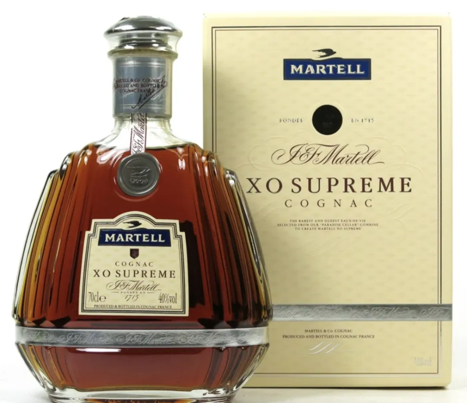 Martell XO Supreme - Vintage - Old Supply - NOTE - VINTAGE COGNAC