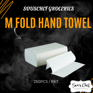 M FOLD HAND TOWEL 1PKT  250PCS