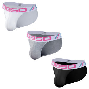 CMENIN BS 3Pcs Popular Cotton Jockstrap Underwear Man Brief Soft Innerwear Mens Panties Briefs Men Underpants BS3106