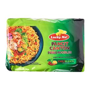 Lucky Me! Instant Pancit Canton Chilimansi (Chow Mein Chili And Citrus) Flavor 6PCS x 60G