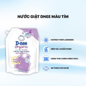 Nước Giặt Dnee Can 3000Ml/ Túi 550ml Thơm Dịu An Toàn Cho Bé - Nước Giặt Thái Hàng Chính Hãng Có Tem Đại Thịnh!!