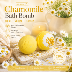 Luxury High foam Flower Bath Bomb 120g HIGH FOAM