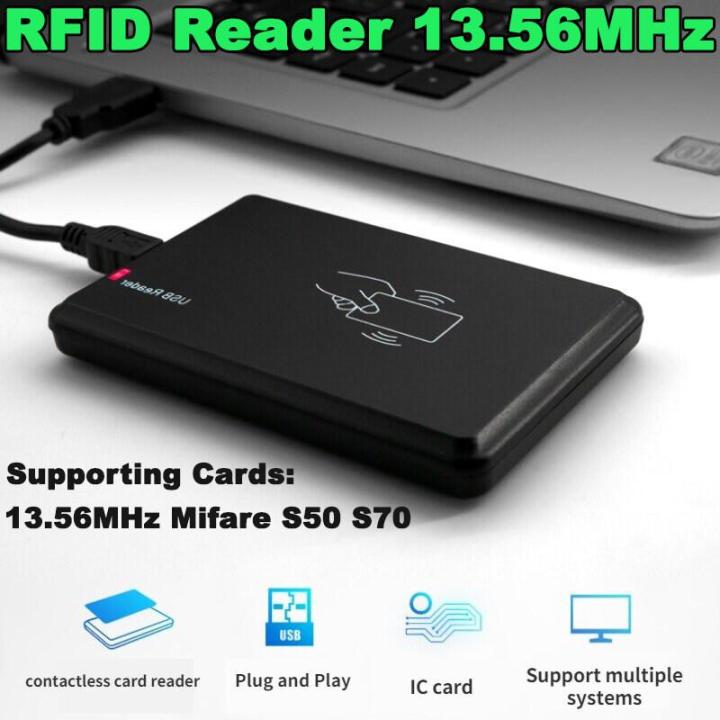 เครื่องอ่านบัตร IC RFID Card Reader ความถี่ 13.56MHz