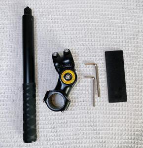 Motorcycle Bicycle Invisible Handlebar Mount Bracket Monopod for GoPro Max Hero12 11 Insta360 one X3 X2 ace Sony Camera Moto Bike Accessories