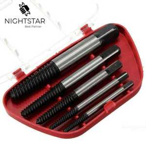 SCREW EXTRACTOR SEKRUP BAJA TAP BALIK 5 PCS - PENCABUT BAUT RUSAK PATAH MUDAH KELUAR PEMBUKA BAUT RUSAK