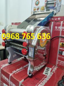 Máy cán bột cắt mì tươi mì quảng bánh canh Fkm200 (Trục cán 20cm) chạy bằng điện