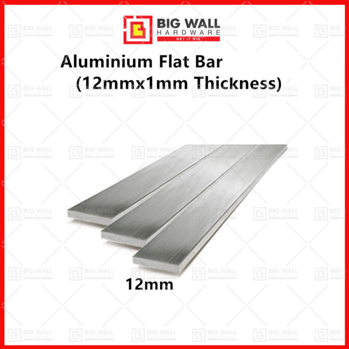 Aluminium Flat Bar 12mm 20mm 25mm x 4ft / 5ft (Big Wall Hardware) Lazada