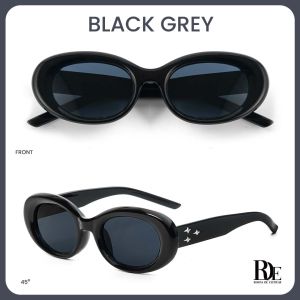 Robins Sunglasses Oval Anti Radiasi Uv400 Kacamata Hitam Fashion Pria Wanita Stylish 814