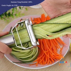 Gua Pao Pisau Pengupas Buah Sayur Peeler Multifunction - YYC770 - Silver
