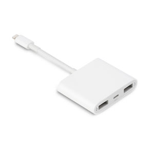 USB Camera Adapter for iPhone iPadLightning to USB OTG Female Adaptor Cable with Charging Port for iPhone11/Pro/Max/XS/XR/X/8Plus/iPad/Mini/AirSupports Flash DriveCard Reader MIDI Interface Ethernet Adapter Audio etcNo App Required [Upgraded]
