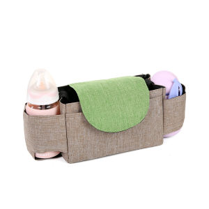 กระเป๋าแขวนหลังรถเข็นเด็ก กระเป๋าสะพาย กระเป๋า กระเป๋าแขวนหลังรถเข็นเด็ก หลากฟังก์ชั่น สำหรับแม่และเด็ก เก็บของและหยิบสะดวก