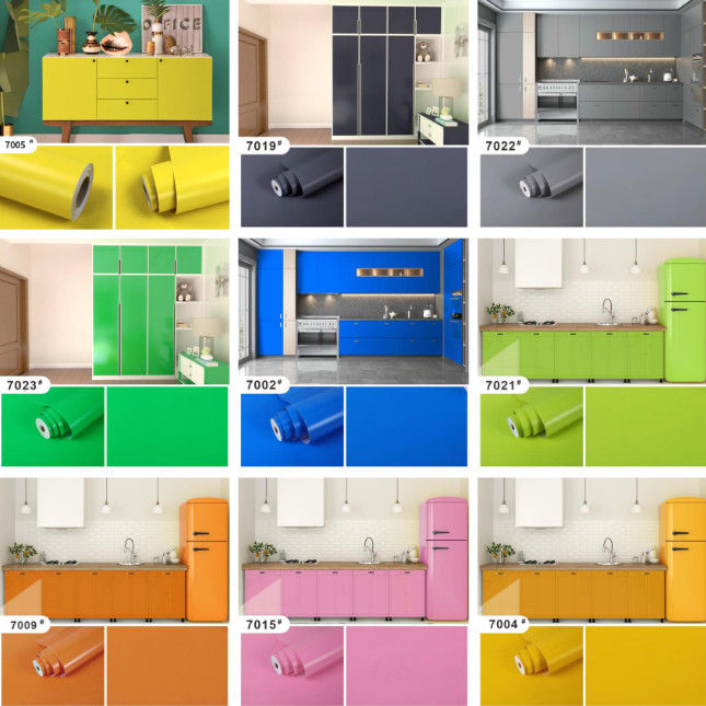 Bộ Sưu Tập Decal Dán Tường Các Màu PASTEL Có Keo Sẳn Khổ Rộng 45cm (Giá ...