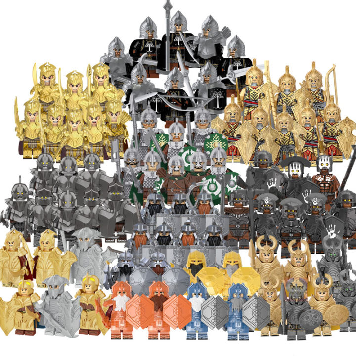 The Lord Of The Ring Minifigure บล็อกตัวต่อเอลฟ์ผู้พิทักษ์นักรบเอลฟ์เอ ...