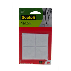 3M Scotch™ FP-38S Felt Pad Squares 38x38mm