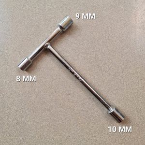 Kunci Sok Y 8 x 10 x 12 mm Pendek | Kunci Sok Y Murah | Kunci Sock Shock Socket Silver