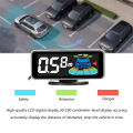 Car Parking Sensor Rear Reversing Radars System with 4 Parking Sensors Distance Detection LCD Distance Display Sound Warning Buzzer. 