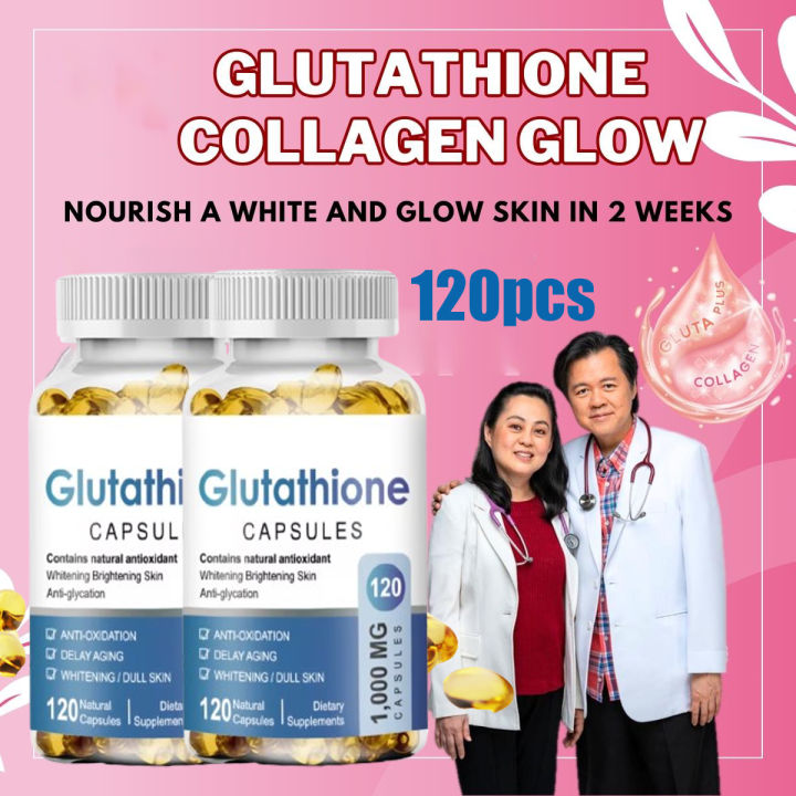 Glutathione Capsule Skin Whitening Anti Aging Smooth Skin