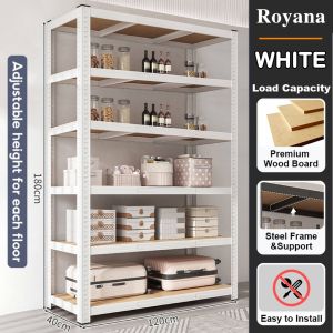 XUXU Heavy Duty Metal Rack organizer Layer Adjustable Boltless Rack Steel Rack Shelves Heavy Duty Metal Rack Shelf