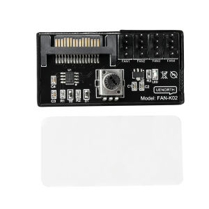 diymore Computer Fan Speed Controller 60W High-Power Hub Controller Four-Wire Fan PWM Speed Control