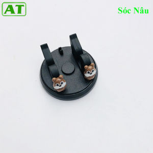 Giá đỡ điện thoại xoay 360 trên ô tô hình thú dễ thương