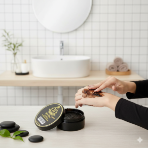 Lulur Hitam 3S Black Body Scrub Original | Lulur Pemutih Badan Cepat dan Permanen | Body Scrub Viral