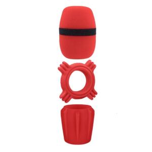 Microphone bảo vệ bọt tay áo lớp phủ chống trượt Nhẫn Microphone dưới ống bọc ngoài thanh chủ cho tăng cường chất lượng âm thanh