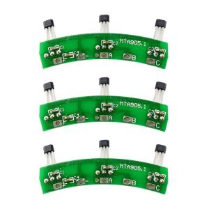 High Power Hall Sensor PCB For 2 Wheel Electric Bicycles 120 Degree Motors 500-2000W Hall Sensor Circuit Board