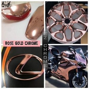 EZ Chrome Black Chrome Colour Coating Magic Paint Cover Set Samurai Ez Coat Chromiz Flat Black Candy Paint Hitemp black