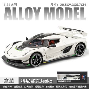 Large Koenigsegg 1:24 Car Model Simulation Alloy Supercar Childrens Toy Car Car Model Boy Collection
