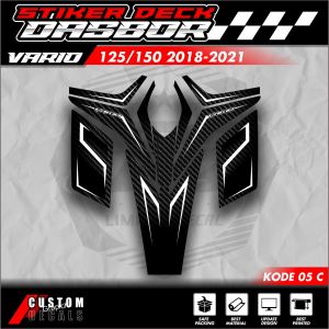 (COD) Striping Vario 125/150 Pelindung Dashboard Vario 125/150 Deckpad Vario 125/150 2018 - 2021 Kode 05