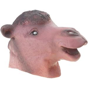 Realistic Camel Mask Animal Head Mask Halloween Costume Pretend Funny Latex Mask Kids Adults Party Mask Cosplay Props