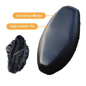 Universal Motorcycle Seat Cover PU Leather Seat Protector Waterproof Motorbike Scooter Seat Cover