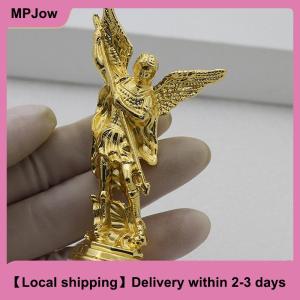 【Local shipping】 1PC Crafts For Home Room Tabletop Desktop Saint Michael FigurineThe Archangel Defeating Satan Guardian Statues